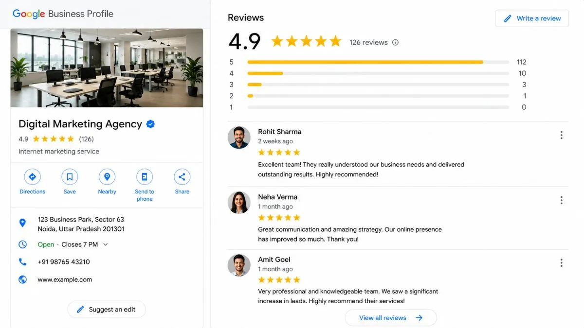 Google Business Profile Ranking Factors 2026: Simple Ways to Improve Your Google Maps Ranking 4 Customer reviews on Google Business Profile