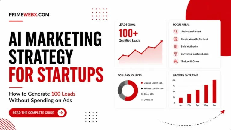 AI Marketing Strategy for Startups: How to Generate 100 Leads Without Spending on Ads 1 AI Marketing Strategy for Startups