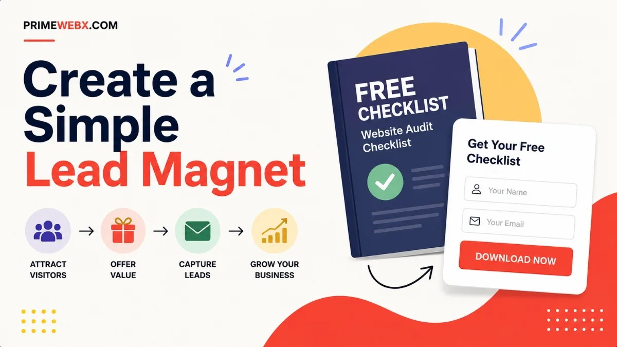 AI Marketing Strategy for Startups: How to Generate 100 Leads Without Spending on Ads 7 Create a Simple Lead Magnet